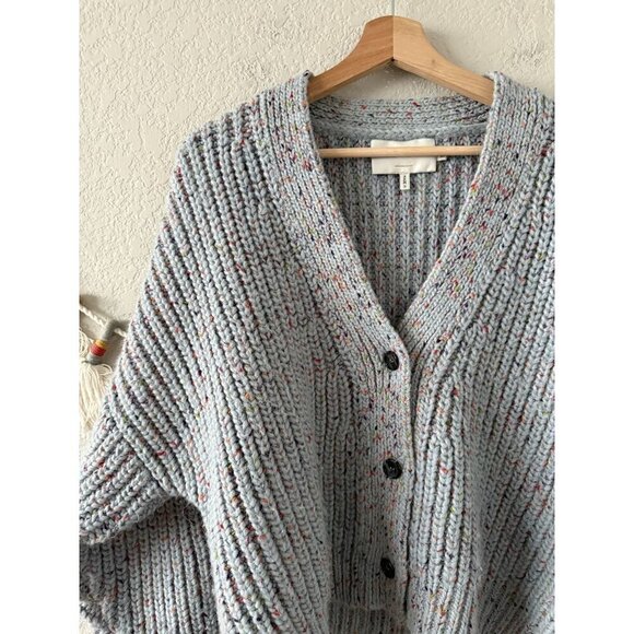 Munthe Tend Cardigan Chunky Knit Wool Blend Slouchy Boho Made In Italy 38 US 8 - Picture 4 of 10